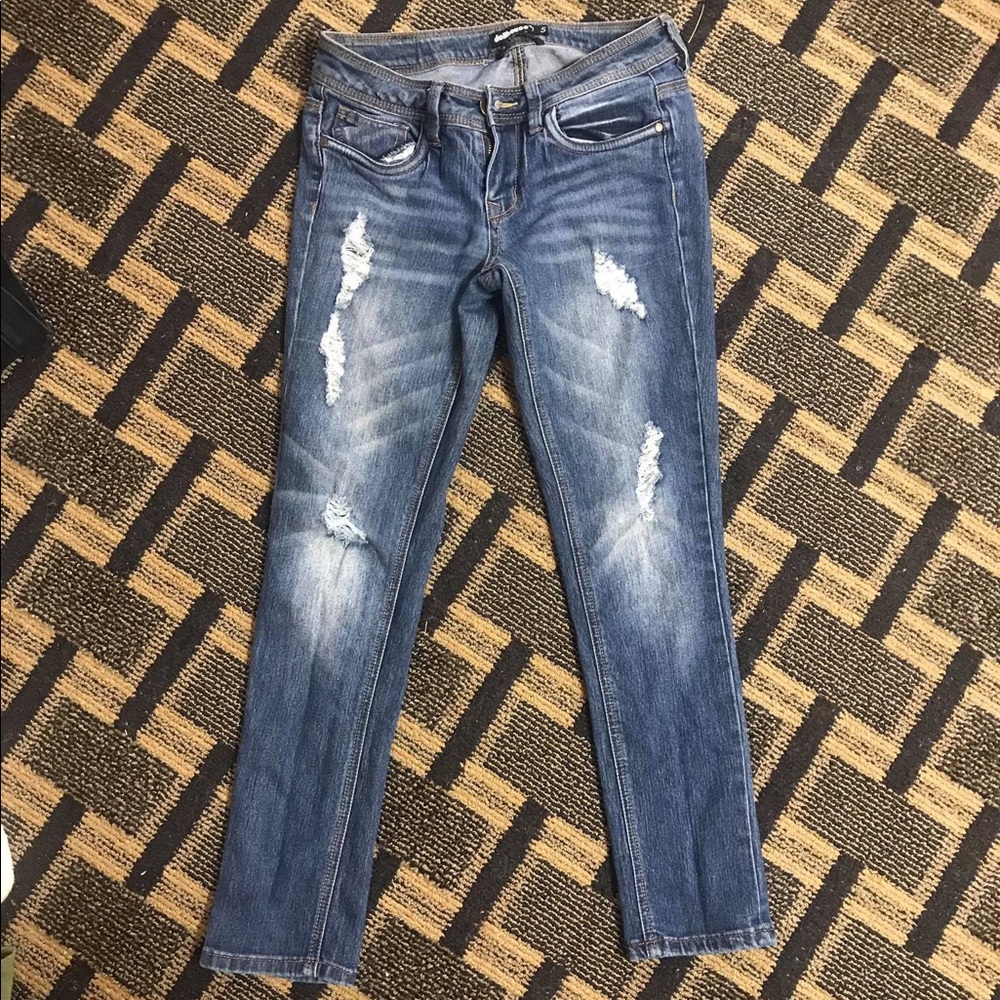 Distressed Dollhouse Jeans